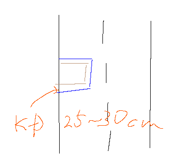 影響２５－３０センチ３０センチ30センチ